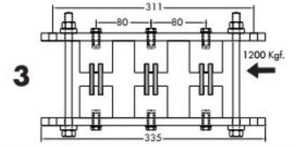 SISTEMA 3 DOBLE BARRA X3   5MM